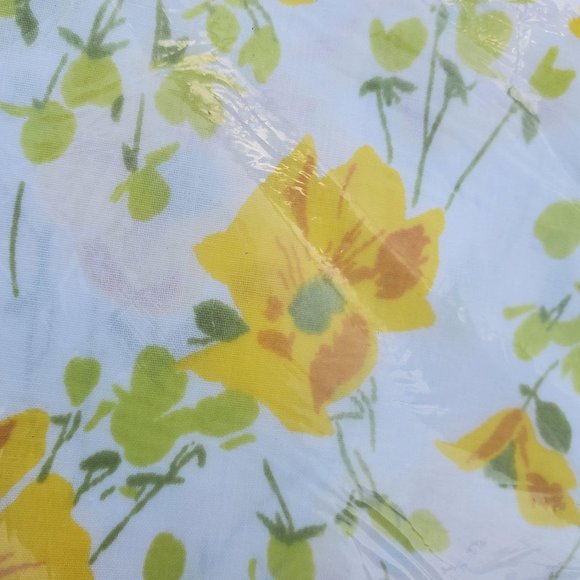 VTG Morgan Jones Princess Yellow Twin Flat Sheet - Picture 3 of 4